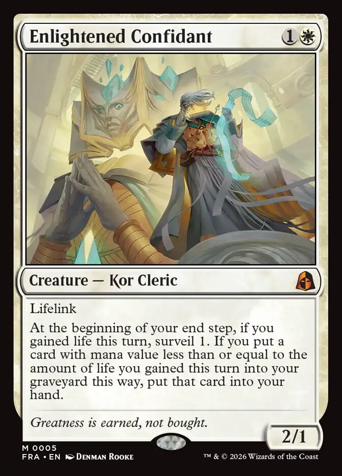 Enlightened Confidant, Reality Fracture (Divulgação/Wizards of the Coast)