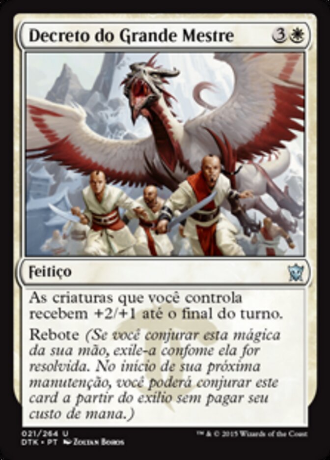 Decreto do Grande Mestre - Dragons of Tarkir