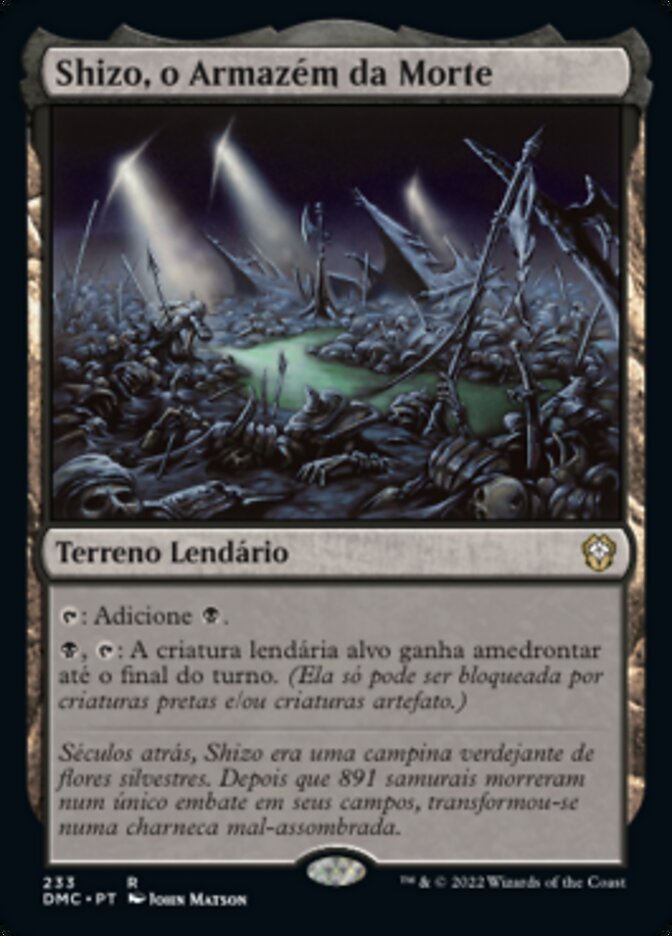 Shizo, o Armazém da Morte - Dominaria United Commander