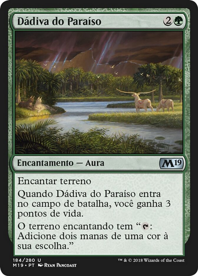Dádiva do Paraíso - Core Set 2019