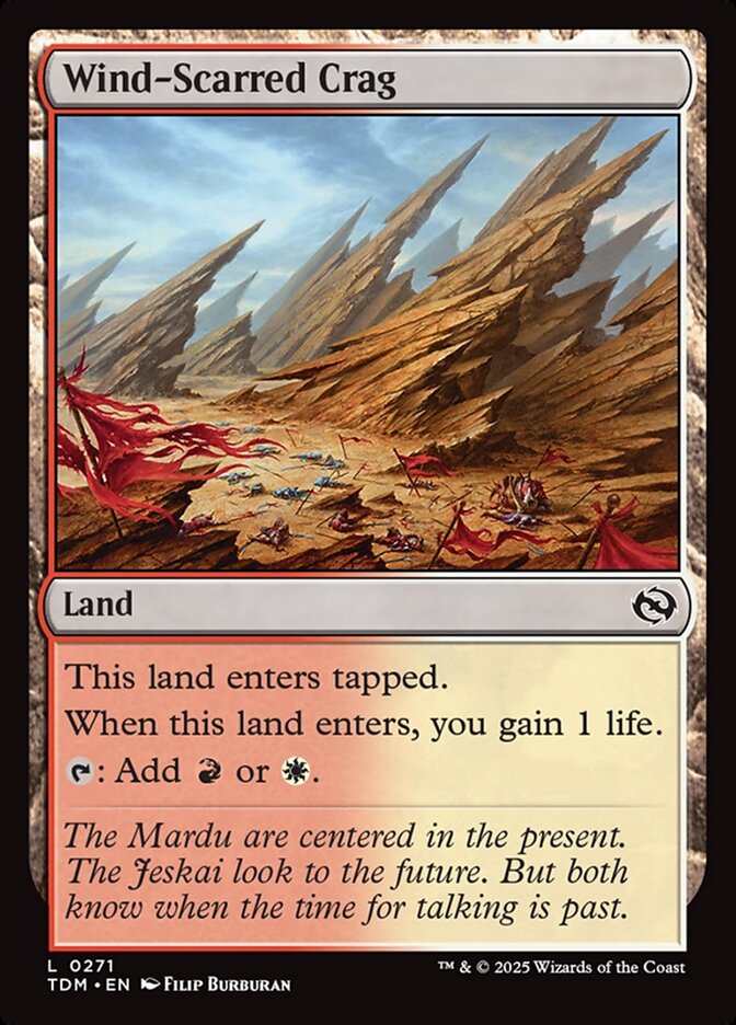 Wind-Scarred Crag - Tarkir: Dragonstorm