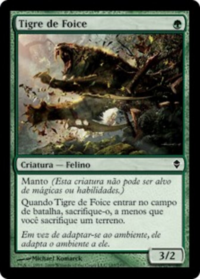 Tigre de Foice - Zendikar