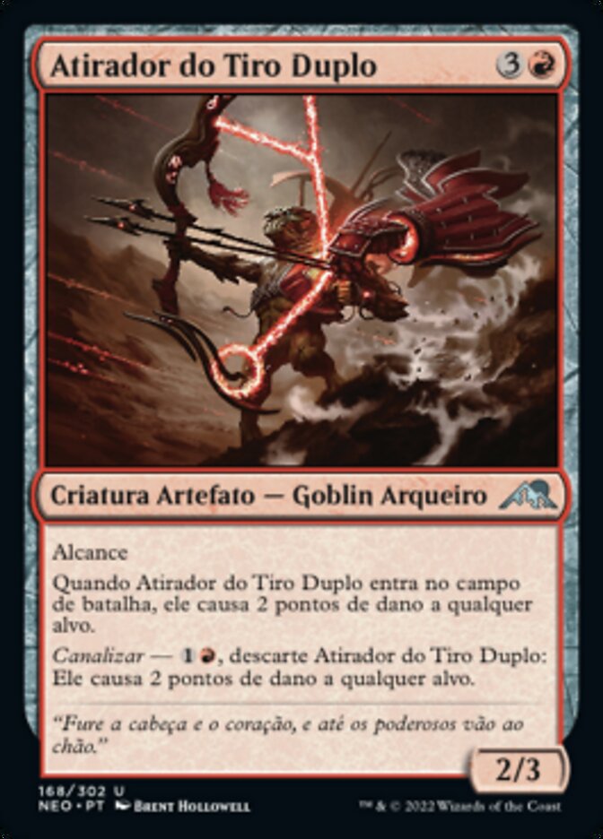 Atirador do Tiro Duplo - Kamigawa: Neon Dynasty
