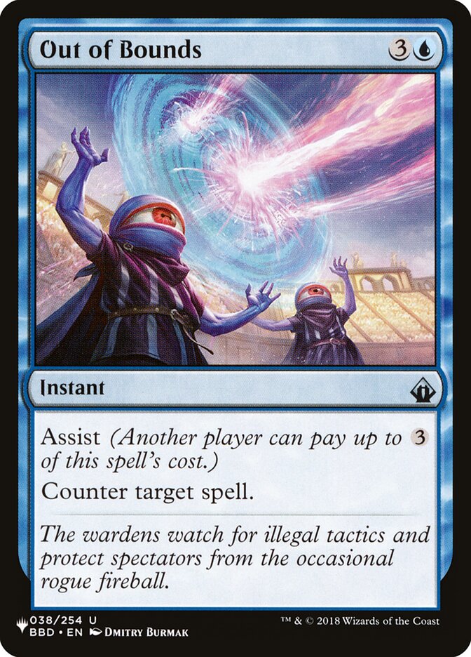 Out of Bounds - The List
