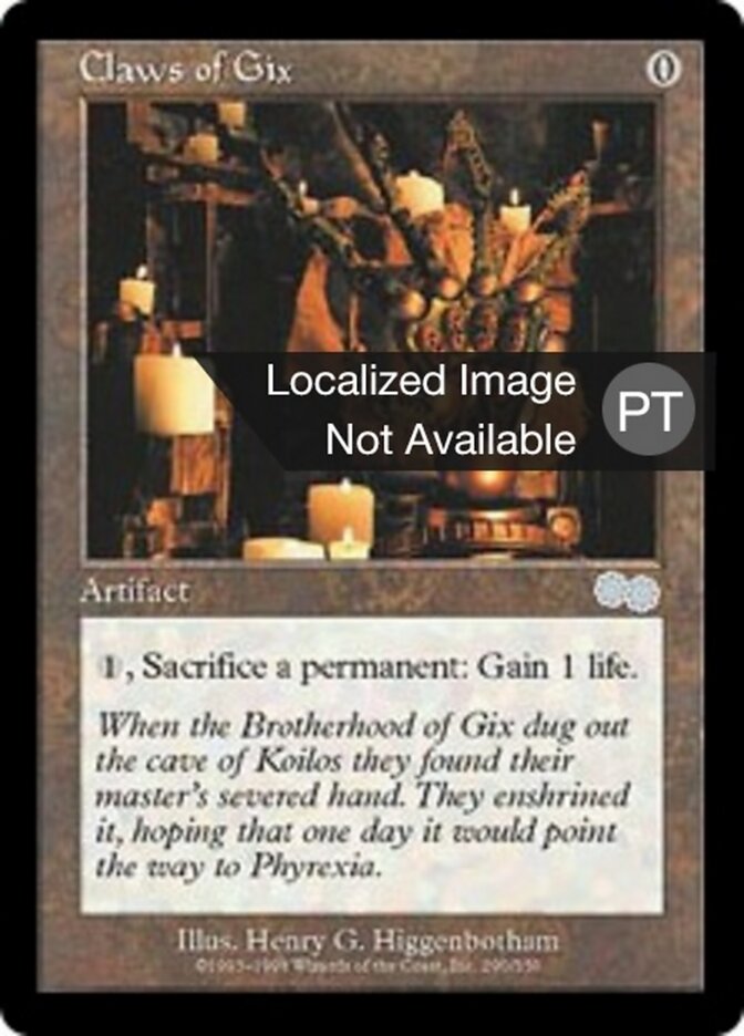 Garras de Gix - Urza's Saga