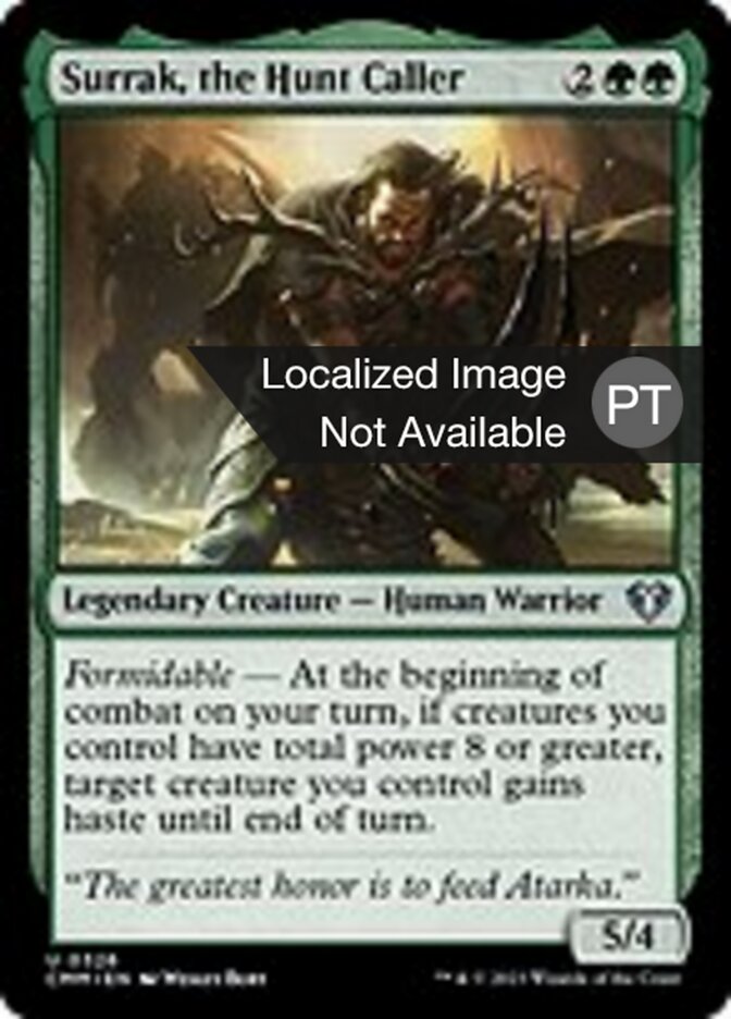 Surrak, o Convocador da Caçada - Commander Masters