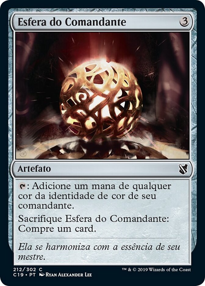 Esfera do Comandante - Commander 2019