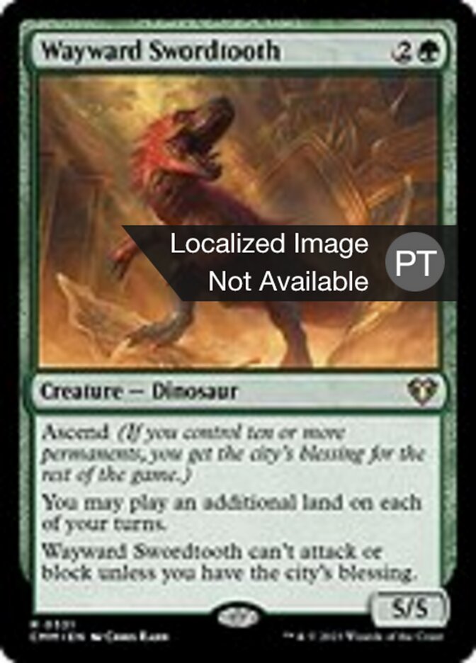 Gladiodonte Descontrolado - Commander Masters