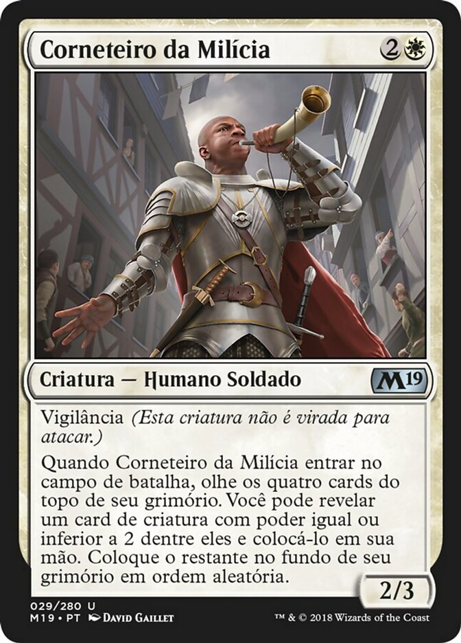 Corneteiro da Milícia - Core Set 2019