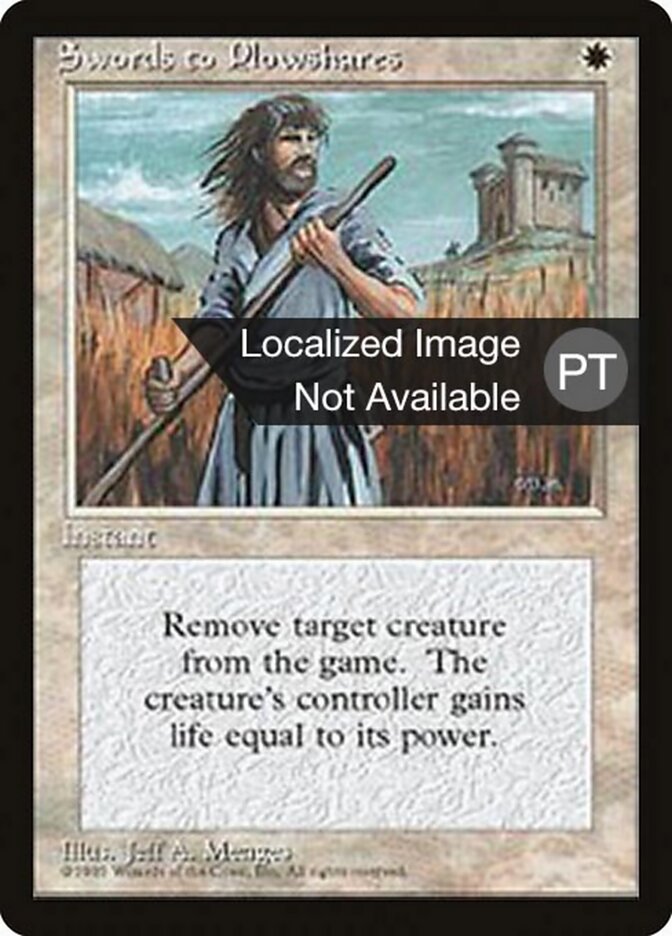 Espadas em Arados - Fourth Edition Foreign Black Border