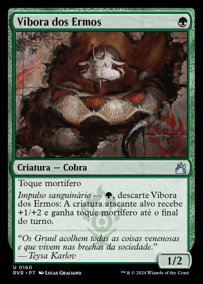 Víbora dos Ermos - Ravnica Remastered