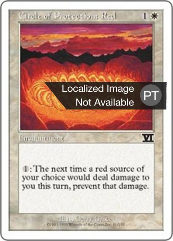 Círculo de Proteção: Vermelho - Classic Sixth Edition