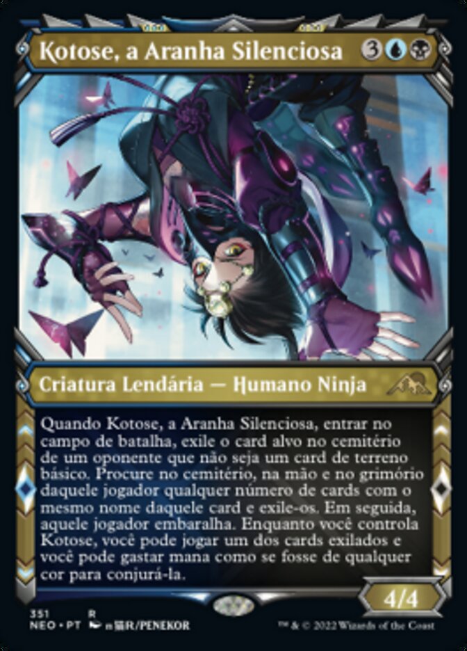 Kotose, a Aranha Silenciosa - Kamigawa: Neon Dynasty