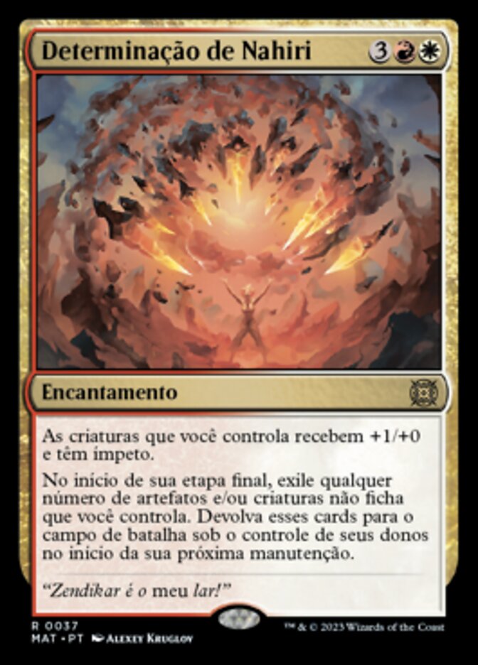 Determinação de Nahiri - March of the Machine: The Aftermath