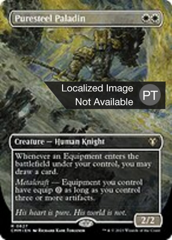 Paladino de Aço Puro - Commander Masters