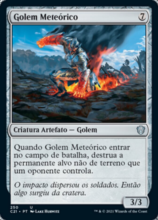 Golem Meteórico - Commander 2021