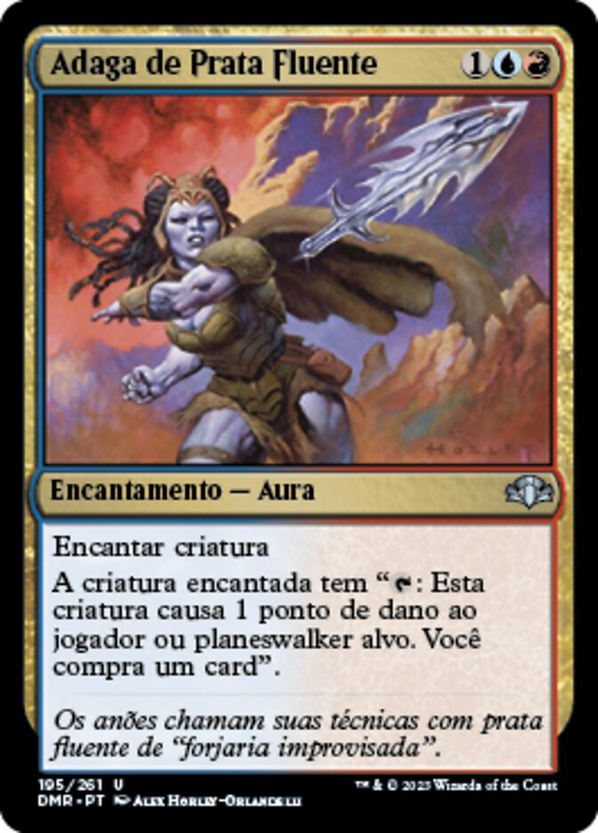 Adaga de Prata Fluente - Dominaria Remastered