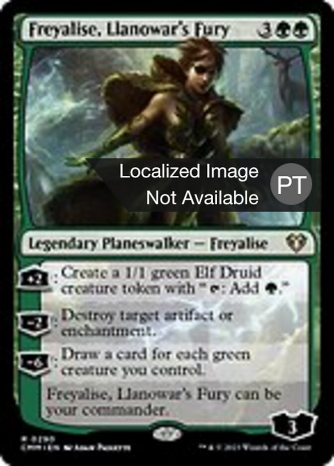 Freyalise, Fúria de Llanowar - Commander Masters