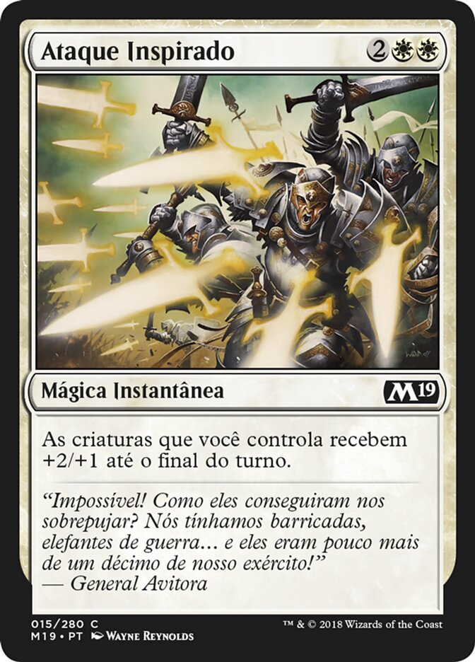 Ataque Inspirado - Core Set 2019