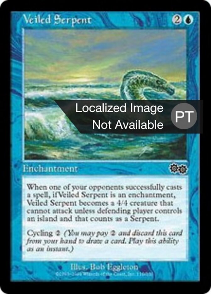 Serpente Velada - Urza's Saga
