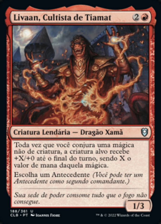 Livaan, Cultista de Tiamat - Commander Legends: Battle for Baldur's Gate