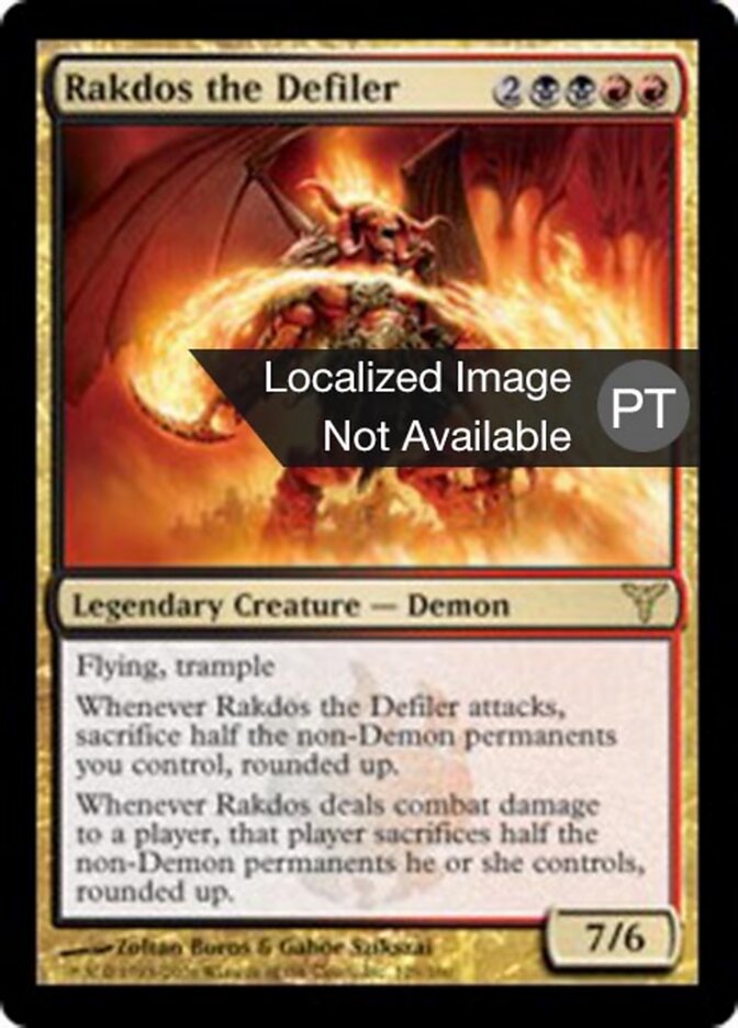 Rakdos, o Profanador - Dissension