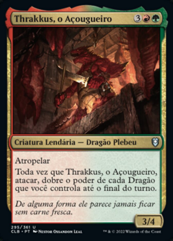 Thrakkus, o Açougueiro - Commander Legends: Battle for Baldur's Gate