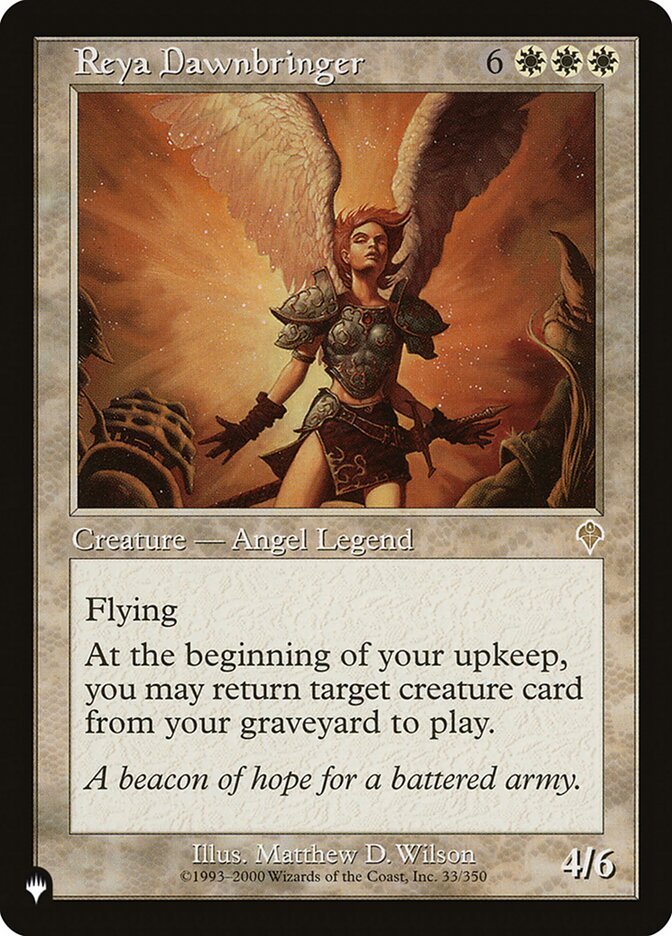 Reya Dawnbringer - The List