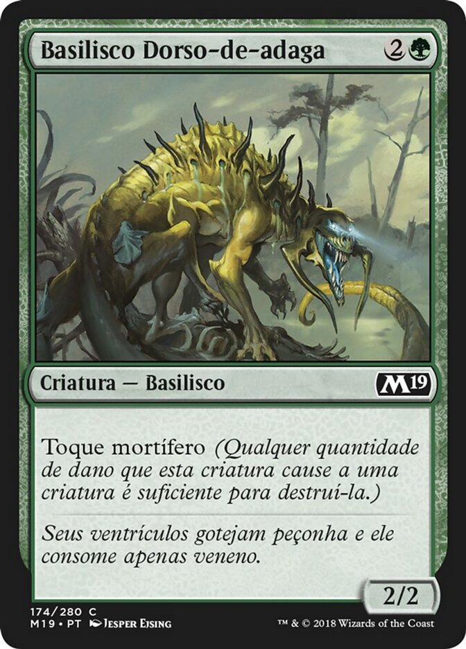 Basilisco Dorso-de-adaga - Core Set 2019