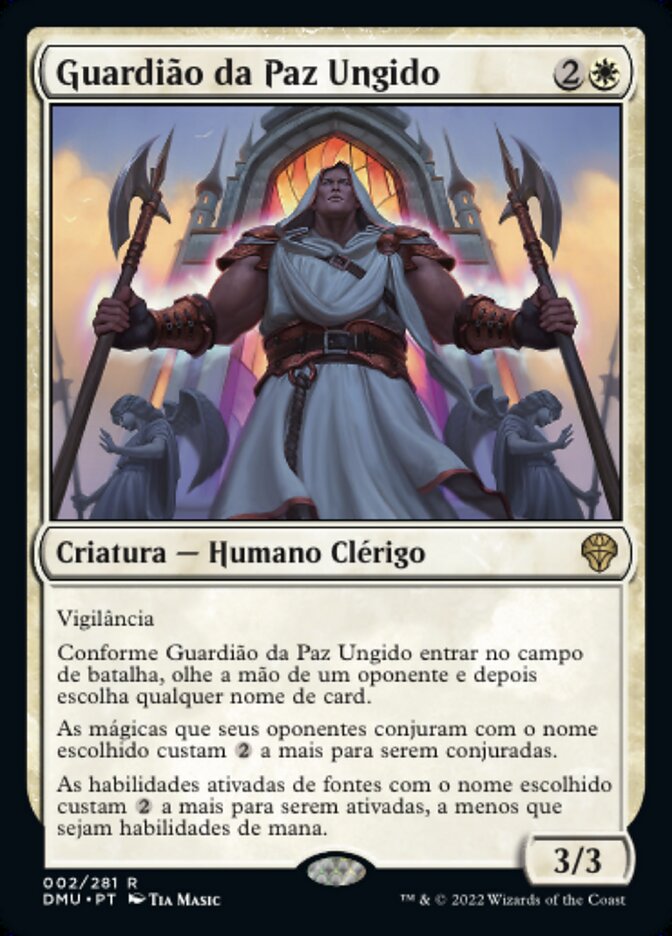 Guardião da Paz Ungido - Dominaria United