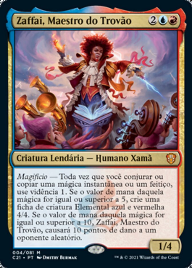Zaffai, Maestro do Trovão - Commander 2021