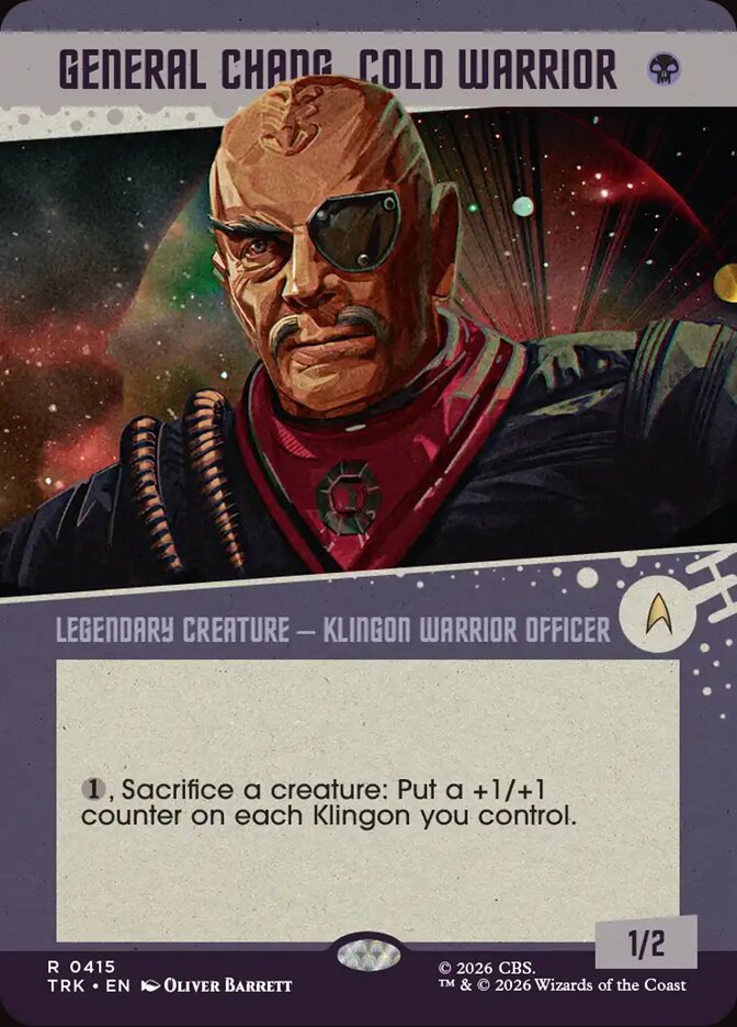 General Chang, Cold Warrior - Star Trek