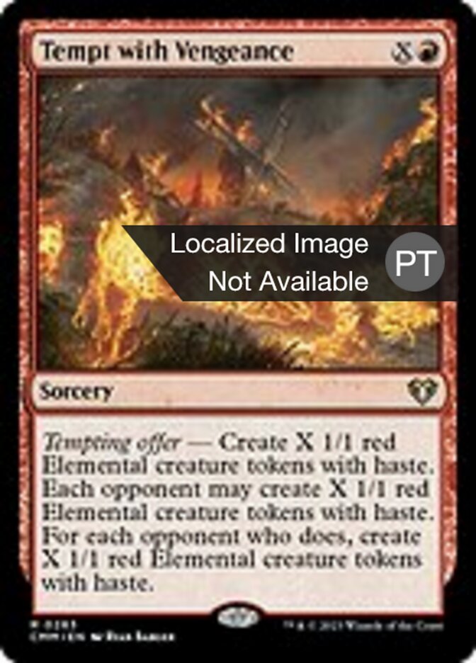Tentação da Vingança - Commander Masters