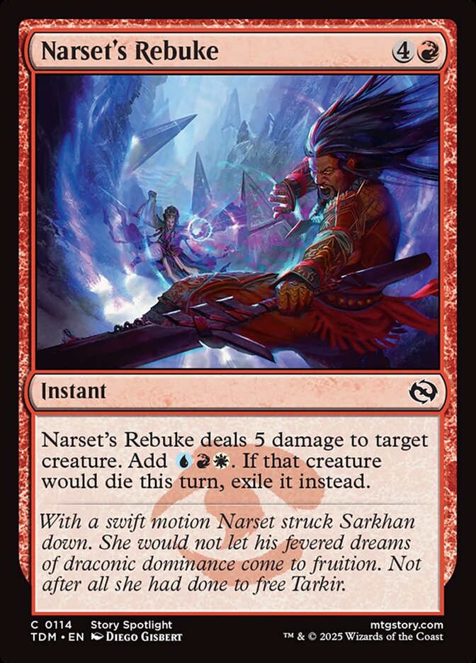 Narset's Rebuke - Tarkir: Dragonstorm