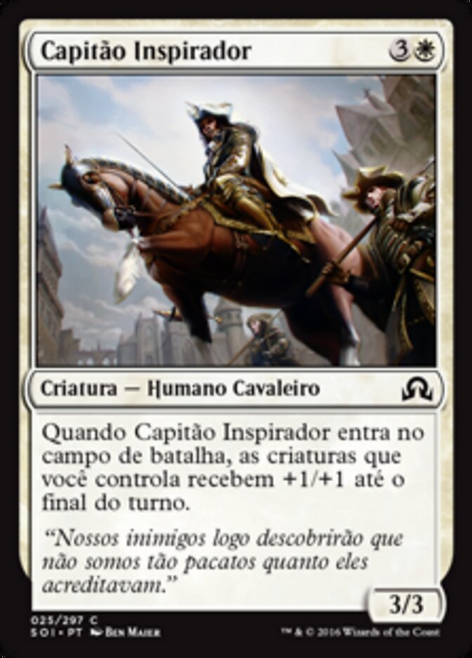 Capitão Inspirador - Shadows over Innistrad