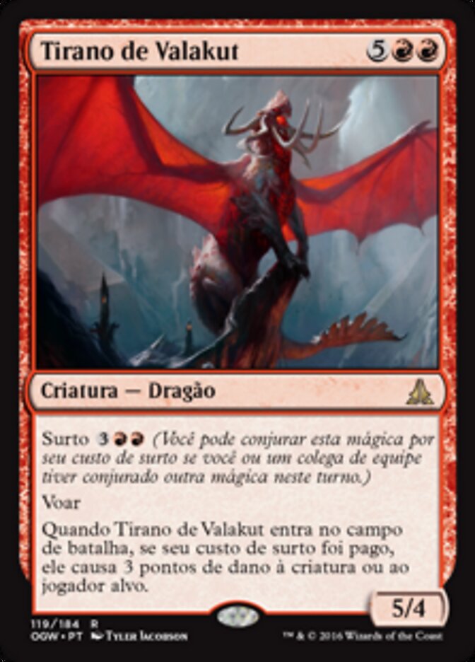Tirano de Valakut - Oath of the Gatewatch