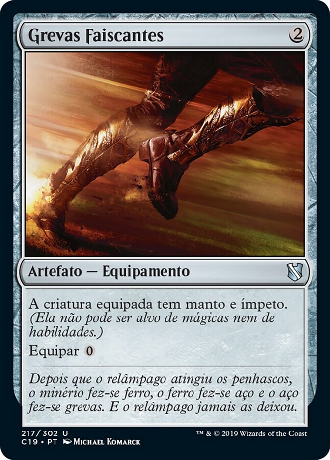 Grevas Faiscantes - Commander 2019