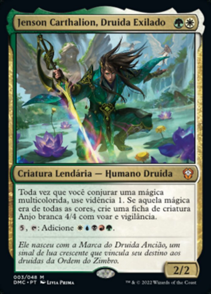 Jenson Carthalion, Druida Exilado - Dominaria United Commander