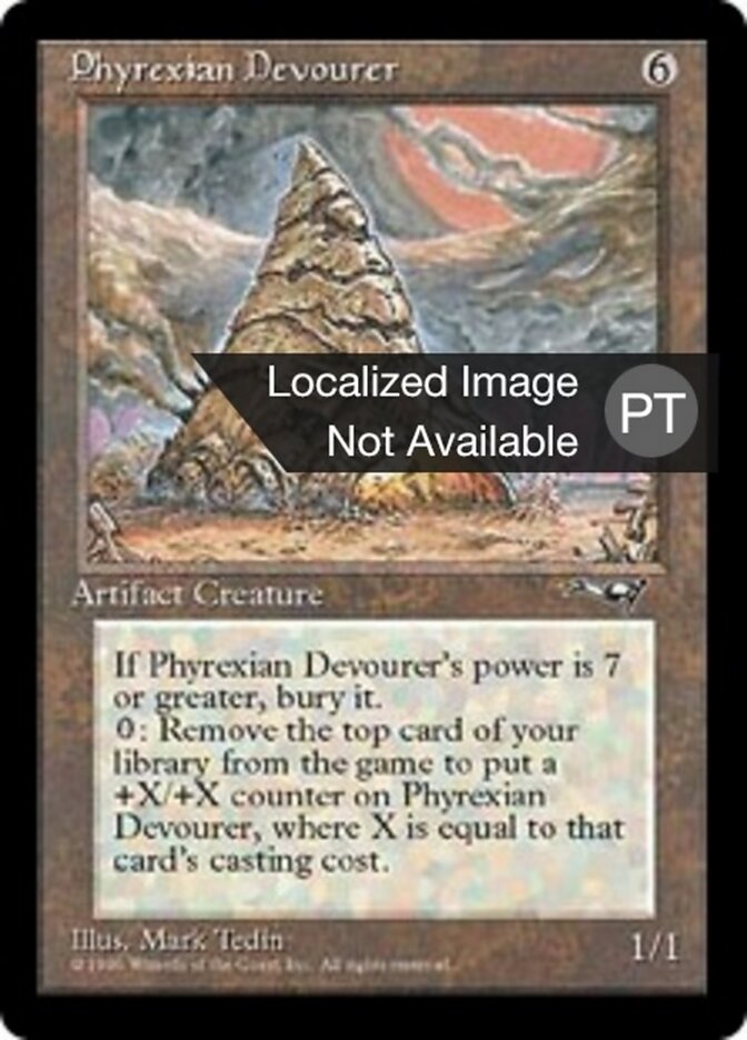 Devorador Phyrexiano - Alliances