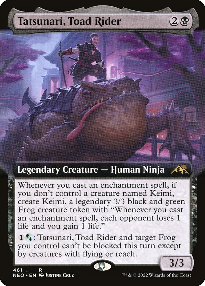 Tatsunari, Toad Rider - Kamigawa: Neon Dynasty