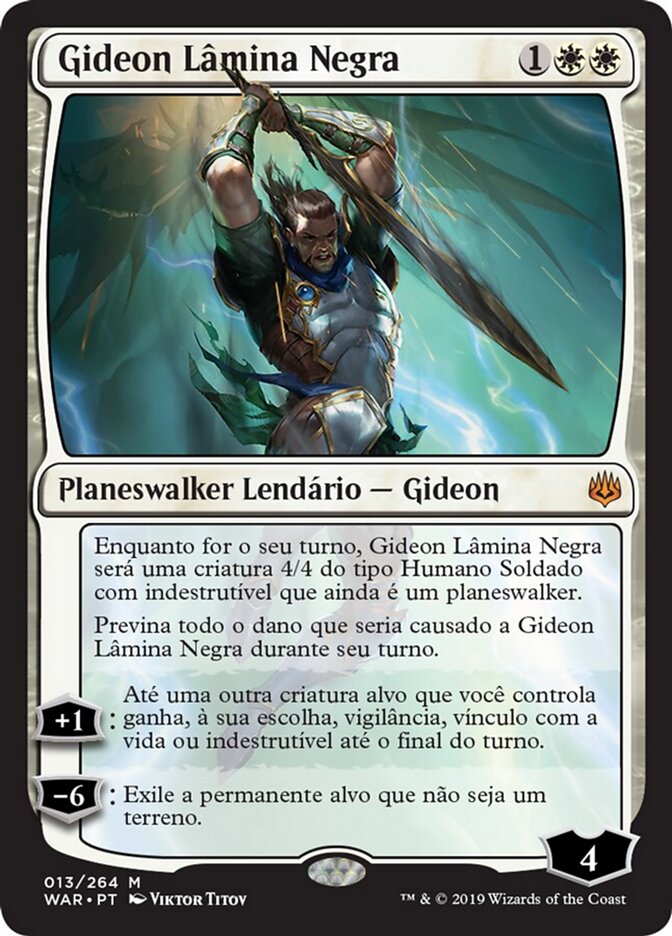 Gideon Lâmina Negra - War of the Spark