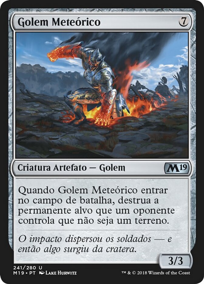 Golem Meteórico - Core Set 2019