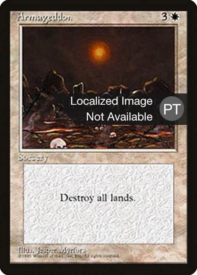 Armagedom - Fourth Edition Foreign Black Border