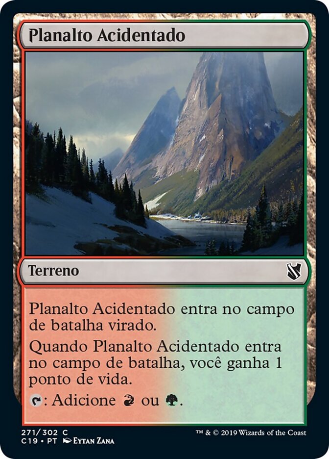 Planalto Acidentado - Commander 2019