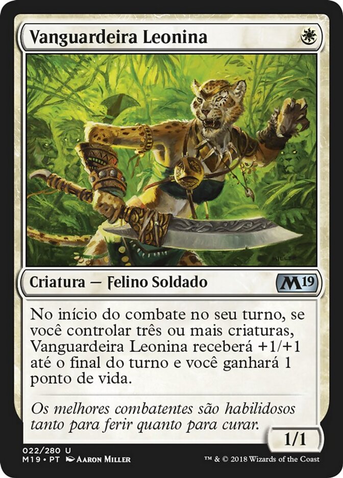 Vanguardeira Leonina - Core Set 2019