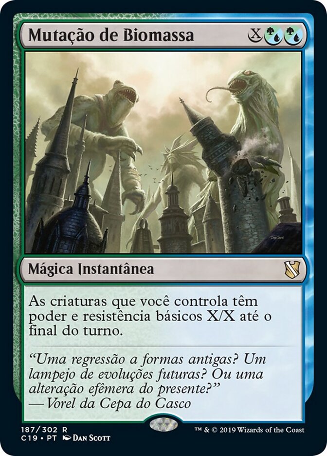 Mutação de Biomassa - Commander 2019