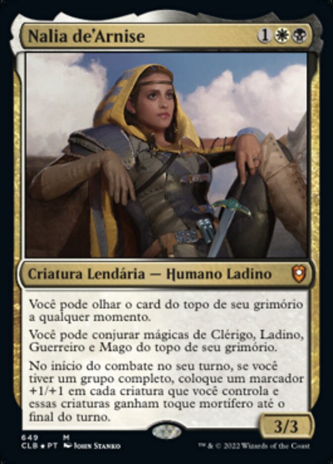 Nalia de'Arnise - Commander Legends: Battle for Baldur's Gate