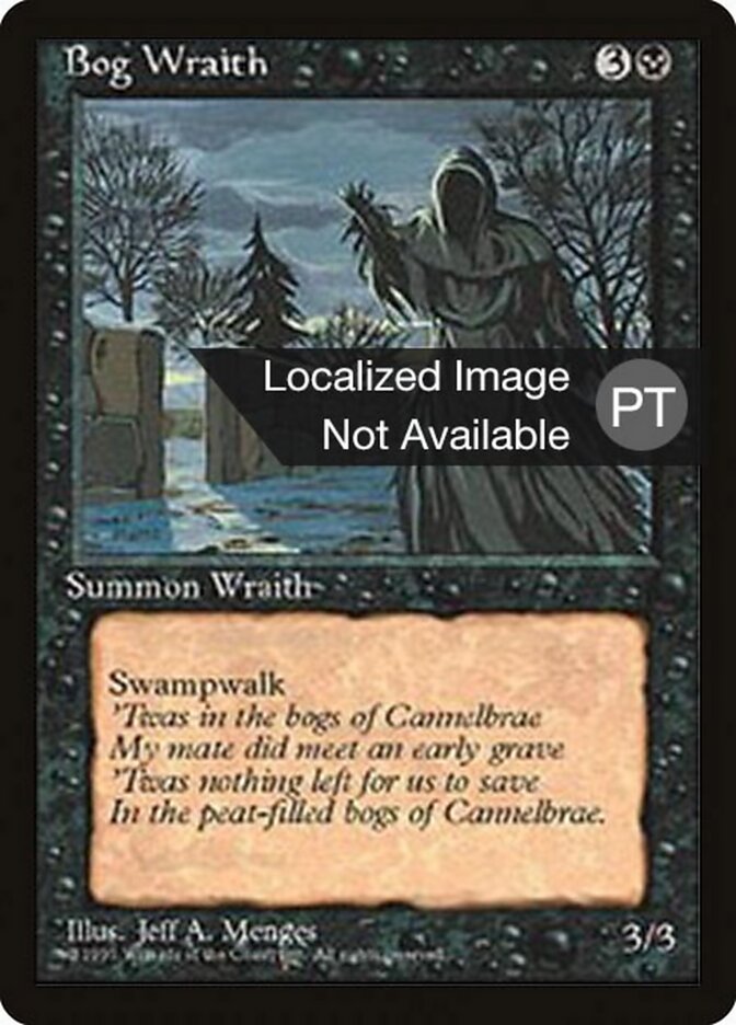 Aparição do Pântano - Fourth Edition Foreign Black Border