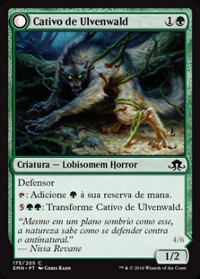 Ulvenwald Captive // Ulvenwald Abomination - Eldritch Moon