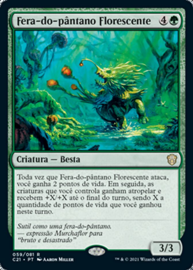 Fera-do-pântano Florescente - Commander 2021